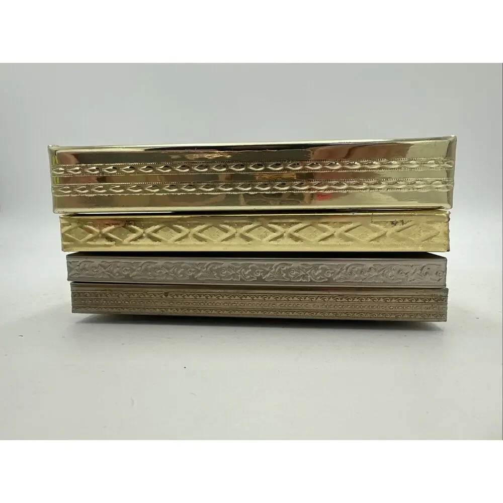 Lot of 4 Vintage Gold-Toned Metal 5
